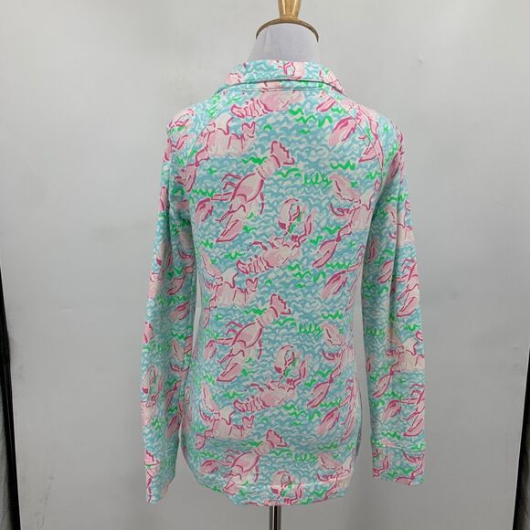 Lilly Pulitzer Top Women XS Extra Small Skipper Popover UPF 50 Half Zip Pullover - Picture 5 of 12